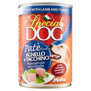 Special Dog Patè con Agnello e Tacchino 400 g