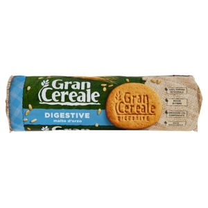 Gran Cereale Biscotti Gran Cereale Digestive Biscotti Malto d'Orzo Tubo 250 g