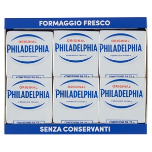 Philadelphia Original formaggio fresco spalmabile - 6 x 25 g