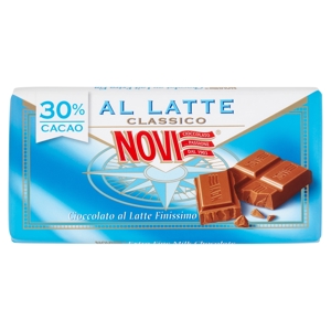 Novi al Latte 30% Cacao Classico Cioccolato al Latte Finissimo 100 g