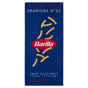 Barilla Pasta Gramigna n.52 100% Grano Italiano 500 g