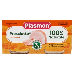Plasmon Omogeneizzato Prosciutto* con cereale 2 x 80 g