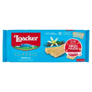 Loacker Classic Vanilla Wafer con crema alla Vaniglia Bourbon del Madagascar Wafers 175g