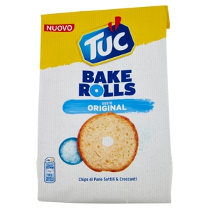 Tuc Bake Rolls, Chips di Pane Sottile e Croccante gusto sale 150 g