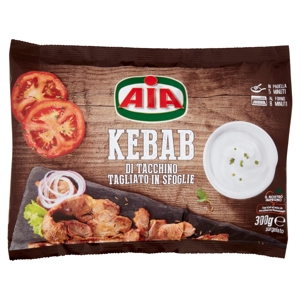 Aia Kebab di Tacchino Tagliato in Sfoglie surgelato 300 g