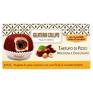 Gelateria Callipo Tartufo di Pizzo Nocciola e Cioccolato 2 x 95 g