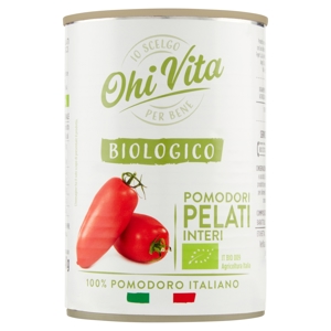 Ohi Vita Biologico Pomodori Pelati Interi 400 g