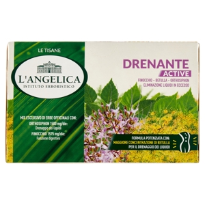 L'Angelica Le Tisane Drenante Active 18 Filtri 35,1 g