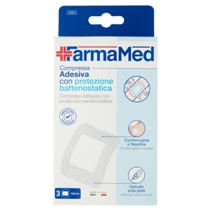 FarmaMed Compressa Adesiva con protezione batteriostatica 3 pz