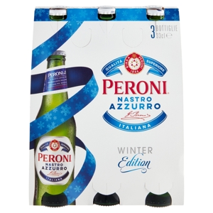 Peroni Nastro Azzurro Winter Edition Birra 3 x 33 cl