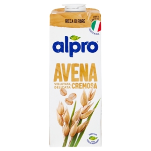 ALPRO Avena Classico, Bevanda all'Avena 100% vegetale con vitamine B2, B12 e D, 1 L