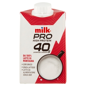 Milk Pro High Protein 40g da 100% Latte di Montagna 500 ml