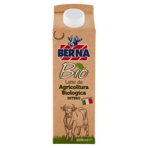 Berna Bio Latte da Agricoltura Biologica Intero 1000 ml