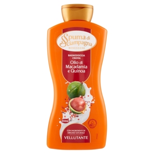 Spuma di Sciampagna Benessere Vellutante Bagnodoccia Crema Olio di Macadamia e Quinoa 650 ml