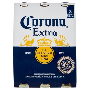 CORONA Extra - Birra lager messicana Bottiglia - Pacco Olimpiadi 3x33 cl