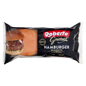 Roberto Gourmet Hamburger Glassato 4 Panini 300 g
