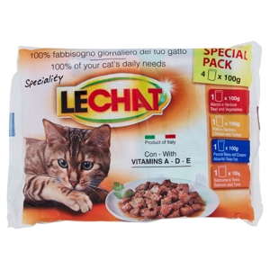 LeChat Speciality Special Pack 4 x 100 g