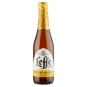 LEFFE TRIPLE Birra dorata belga d'abbazia doppio malto non filtrata bottiglia 33cl
