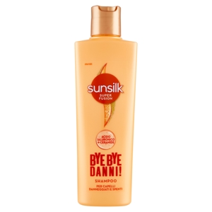 sunsilk Super Fusion Bye Bye Danni! Shampoo per Capelli Danneggiati e Spenti 220 ml