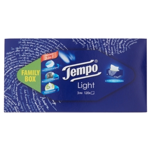 Tempo Family Box Light Fazzoletti 3 Veli 120 pz