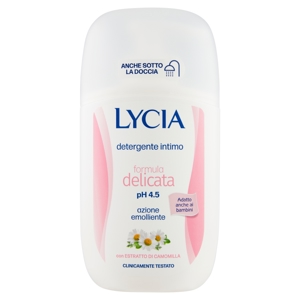 Lycia detergente intimo formula delicata pH 4.5 con Estratto di Camomilla 200 ml