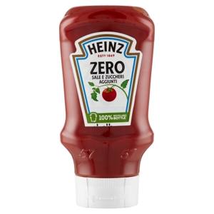 Heinz Ketchup Zero Sale e Zuccheri Aggiunti 425 g