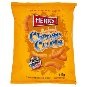 Herr's Baked Cheese Curls 113 g