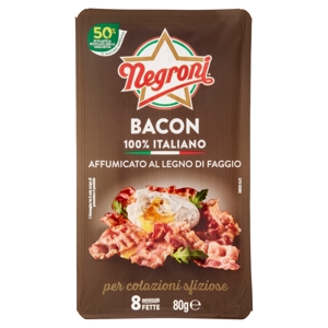 Negroni Bacon Affumicato al Legno di Faggio 80 g