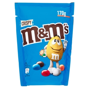 M&M's Snack Crispy Confetti al Cioccolato con Riso Soffiato 170 g