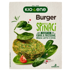 Kioene Burger agli Spinaci Surgelato 160 g