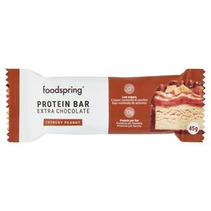 foodspring Protein Bar Extra Chocolate Crunchy Peanut 1 x 45 g