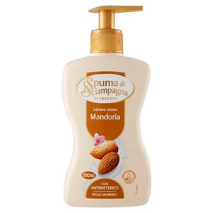 Spuma di Sciampagna Benessere Sapone Crema Mandorla 300 ml