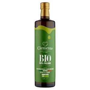 Clemente Bio 100% Italiano Premium Olio Extra Vergine di Oliva Biologico 0,75 L