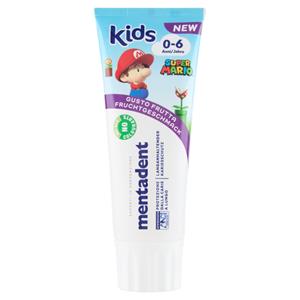 Mentadent Kids 0-6 Anni Super Mario Gusto Frutta 75 ml