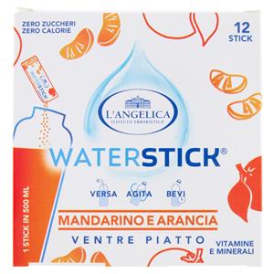 L'Angelica Waterstick Mandarino e Arancia Ventre Piatto 12 x 2 g