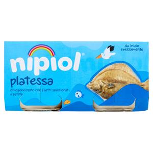 nipiol platessa omogeneizzato con filetti selezionati e patate 2 x 80 g