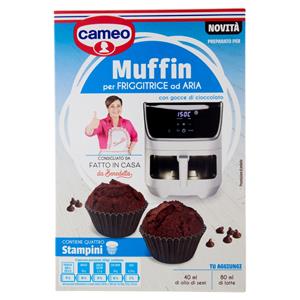 cameo Preparato per Muffin per Friggitrice ad Aria con gocce di cioccolato 155 g