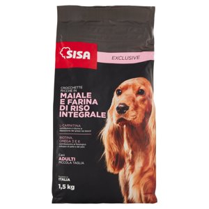 Sisa Exclusive Crocchette Ricche In Maiale E Farina Di Riso Integrale 1,5 Kg