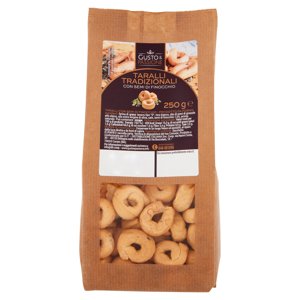 Gusto & Passione Taralli Tradizionali Con Semi Di Finocchio 250 G