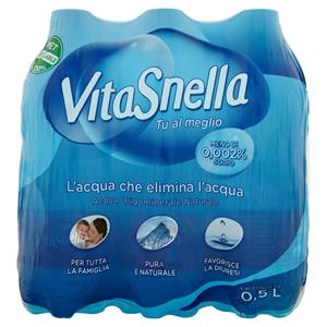 Vitasnella Naturale 6 X 0,5 L