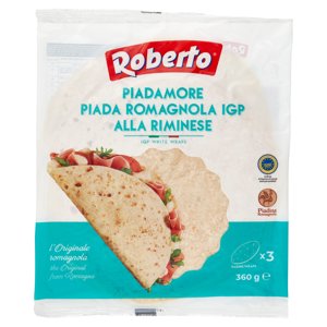 Roberto Piadamore Piada Romagnola Igp Alla Riminese 3 Piadine 360 G