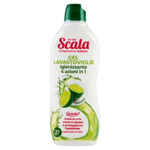 Scala Gel Lavastoviglie Igienizzante 4 Azioni In 1 Limone 750 Ml