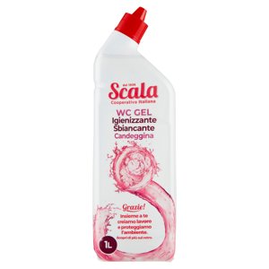 Scala Wc Gel Igienizzante Sbiancante Candeggina 1l