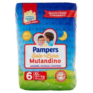 Pampers Sole E Luna Mutandino 6 Xl 13 Pz