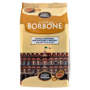 Caffè Borbone Miscela Decisa Capsule Compatibili Nescafé* Dolce Gusto* 15 X 7 G