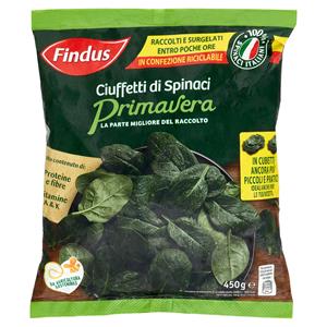 Findus Ciuffetti Di Spinaci Primavera 450 G