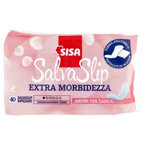 Sisa Salvaslip Extra Morbidezza Ripiegato 40 Pz