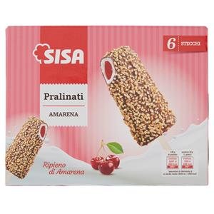 Sisa Stecco Pralinato Amarena 6 X 60 G