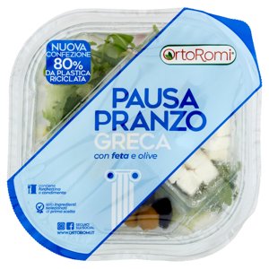 Ortoromi Pausa Pranzo Greca Con Feta E Olive 145 G