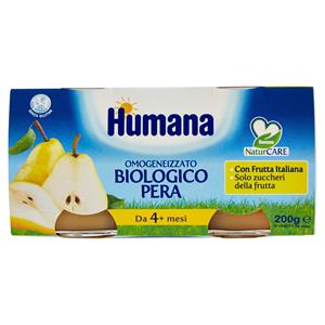 Humana Naturcare Omogeneizzato Biologico Pera 2 X 100 G